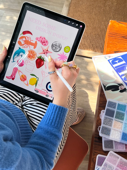 Custom Beaded Tank Top πβ¨ (Pre-Order)